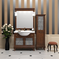 Opadiris Зеркало для ванной Борджи 95 светлый орех – фотография-3